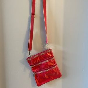 Lesportsac pink crossbody bag